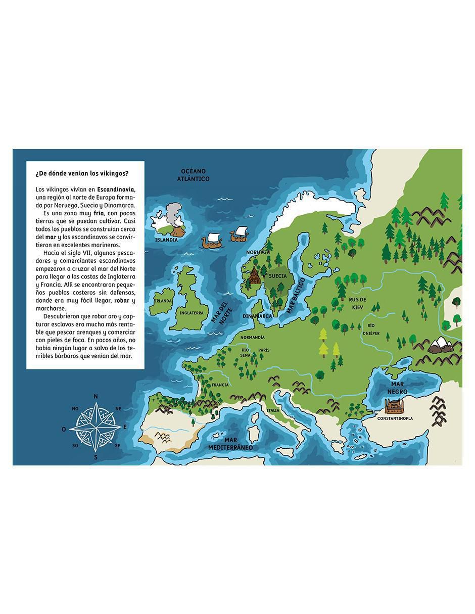 Libro Historia Para Niños. Los Vikingos de Miguel Ángel Saura