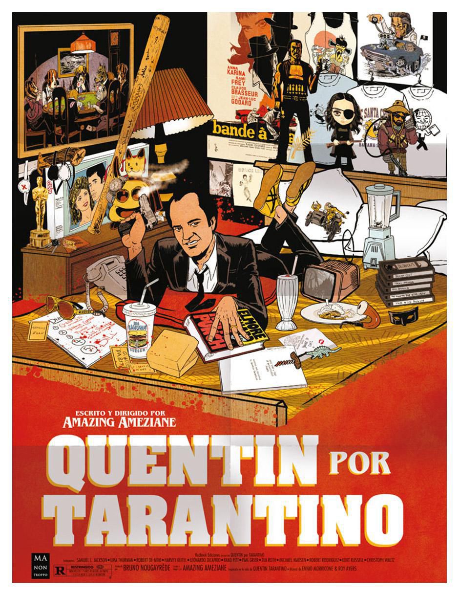 Libro Quentin Por Tarantino, Novela Gráfica de Amazing