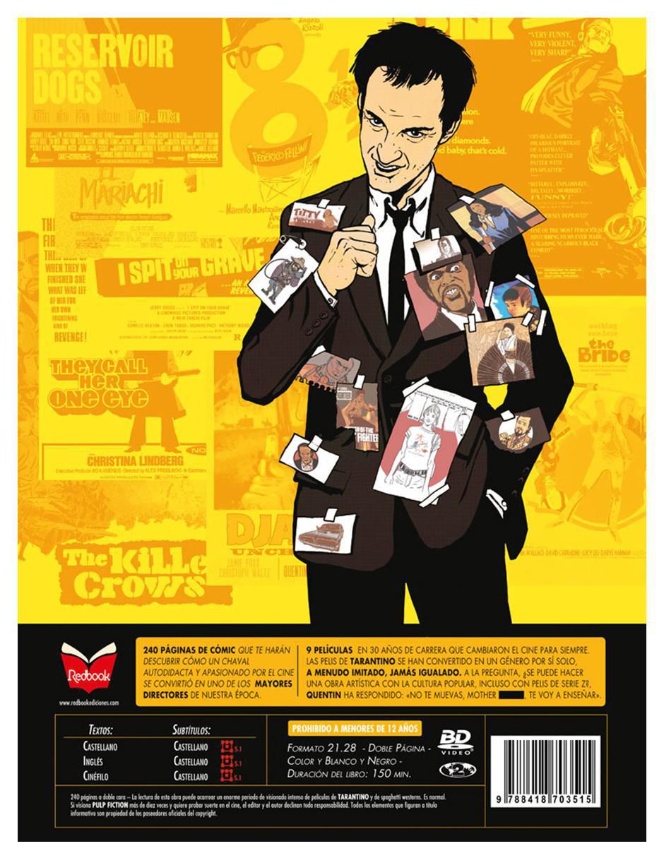 Libro Quentin Por Tarantino, Novela Gráfica de Amazing