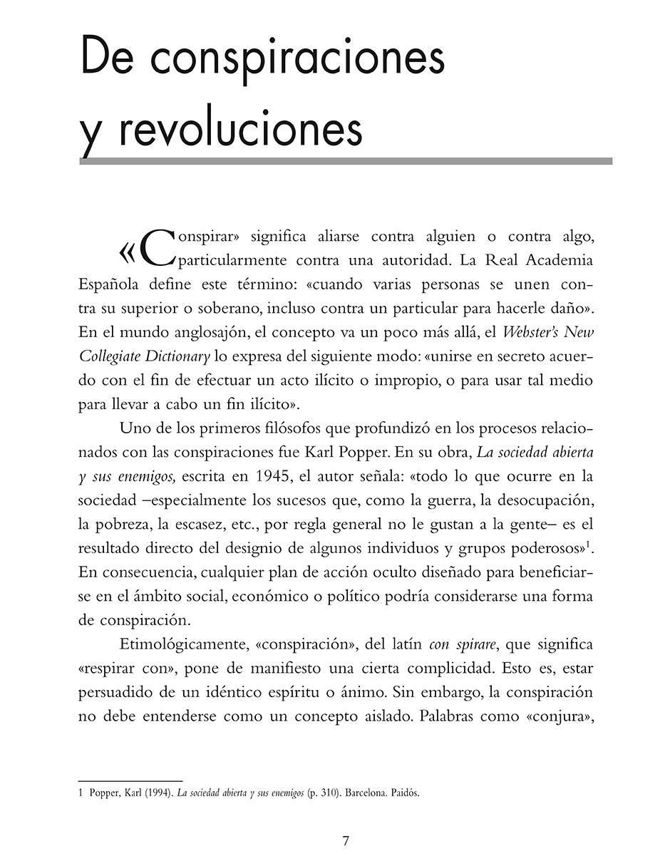 Libro Grandes Conspiraciones De La Historia de Miguel Martin Y Albo Lucas