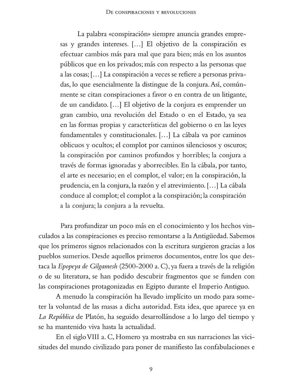 Libro Grandes Conspiraciones De La Historia de 6