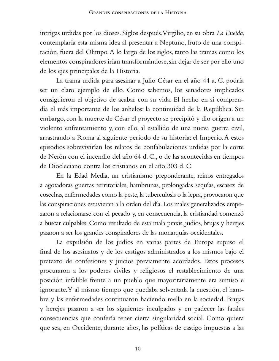 Libro Grandes Conspiraciones De La Historia de Miguel Martin Y Albo Lucas