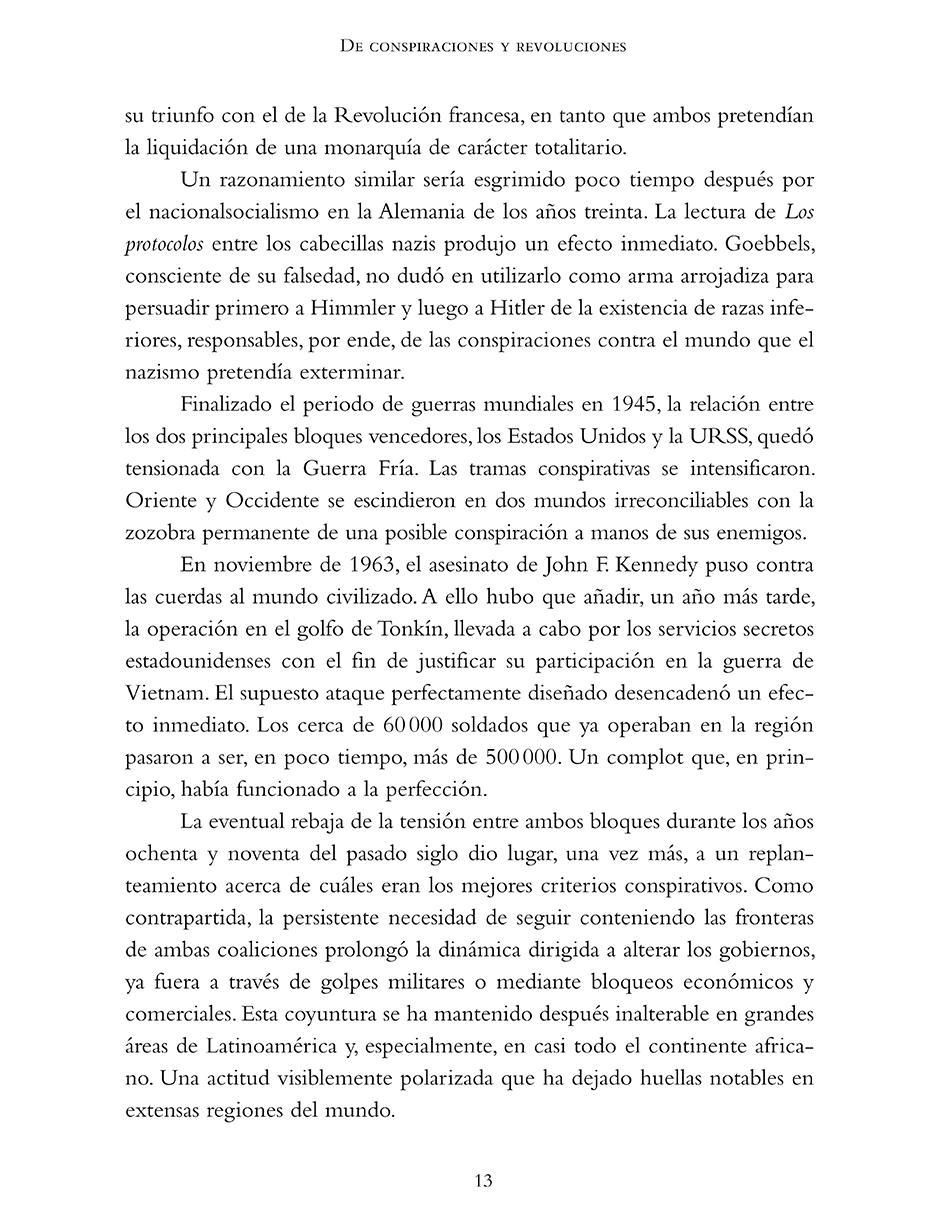 Libro Grandes Conspiraciones De La Historia de 8