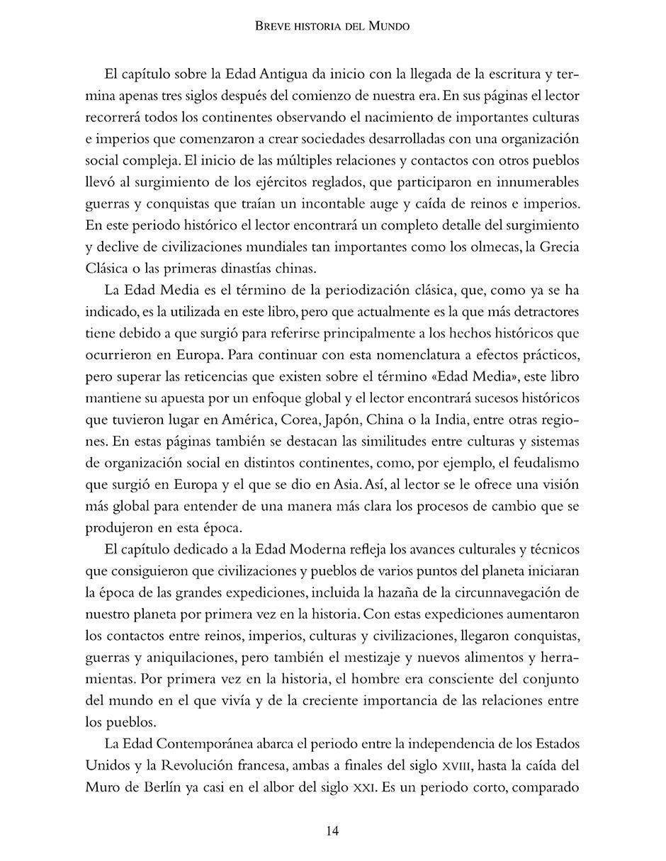 Libro Breve Historia Del Mundo de Pablo Martín Ávila