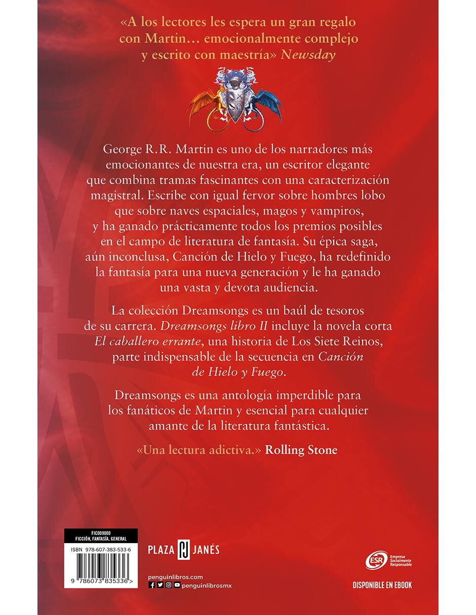 Libro Dreamsongs II AUTOBIOGRAFIA LITERARIA I de George R. Martin 2