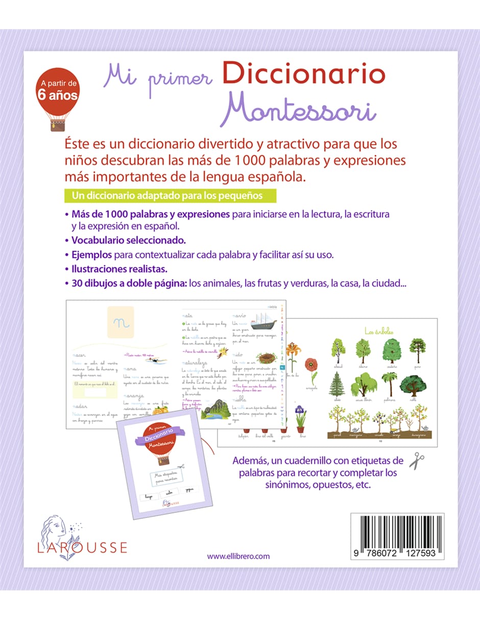 Libro Mi Primer Diccionario Montessori de Carine Girac Marinie