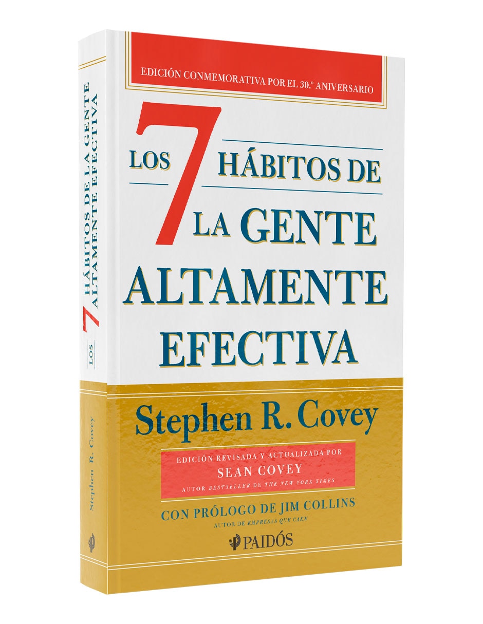Libro Los 7 hábitos de la gente altamente efectiva 30 aniversario TD de Stephen R. Covey