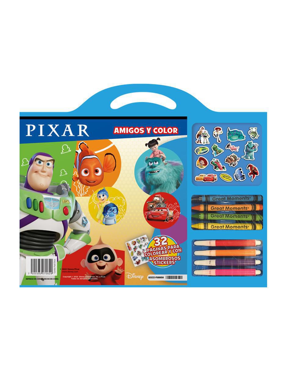 Libro para Colorear Disney Pixar 32 Páginas con Stickers y Accesorios de Libro para Colorear Disney Pixar 32 Páginas con Stickers y Accesorios de