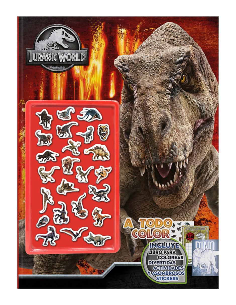 Libro Libro para Colorear Universal Jurassic World 48 Páginas con Stickers de Libro Libro para Colorear Universal Jurassic World 48 Páginas con Stickers de