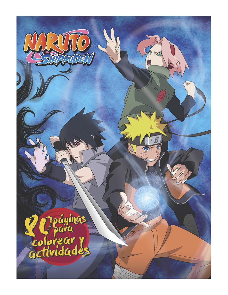 Libro para Colorear Naruto Shippuden 80 Páginas de Libro para Colorear Naruto Shippuden 80 Páginas de