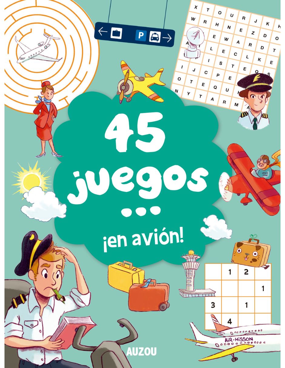 Libro 45 juegos en avión de Ewen Blain 1