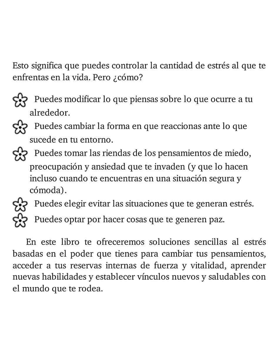 Libro Terapia eficaz para el estrés de 3