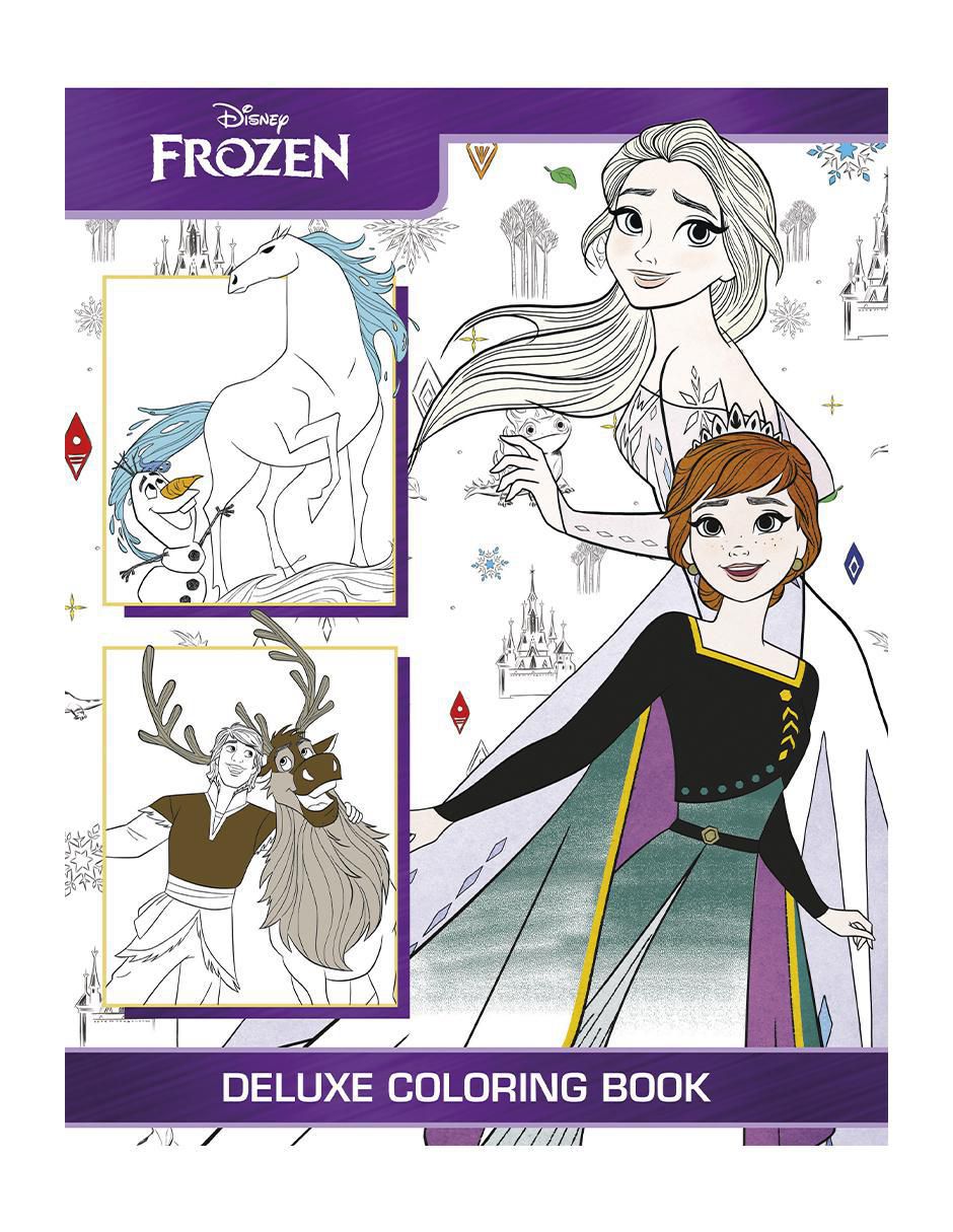 Libro Libro Para Colorear Deluxe Frozen 80 Páginas de Libro Libro Para Colorear Deluxe Frozen 80 Páginas de