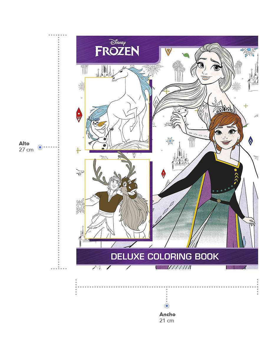Libro Libro Para Colorear Deluxe Frozen 80 Páginas de 2