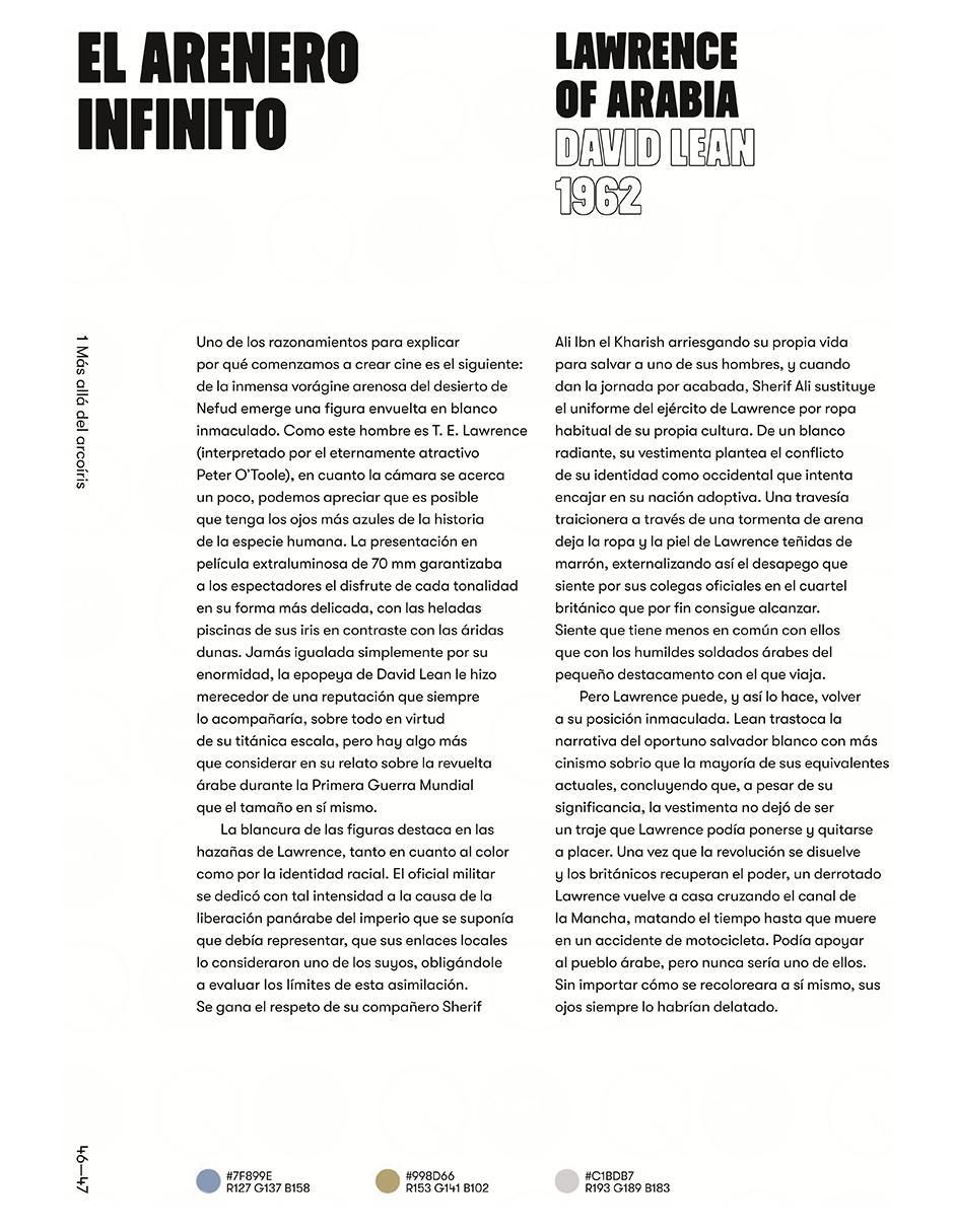 Libro Colores de cine de 5