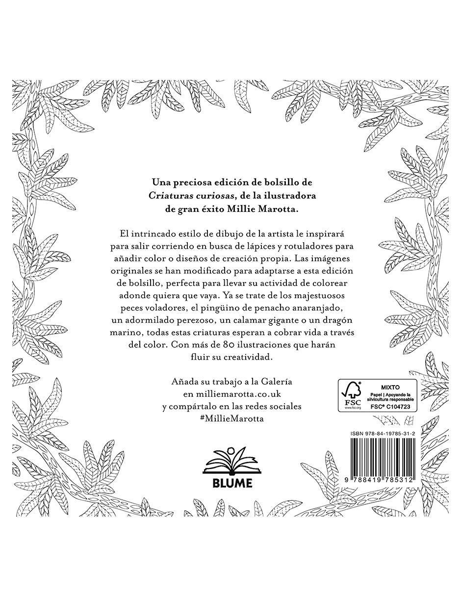 Libro Criaturas Curiosas: Miniaturas para Colorear de 5