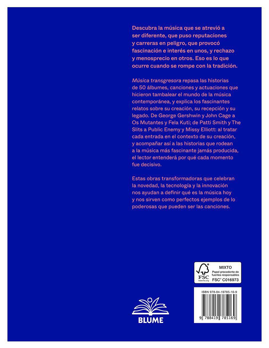 Libro Música transgresora de 6