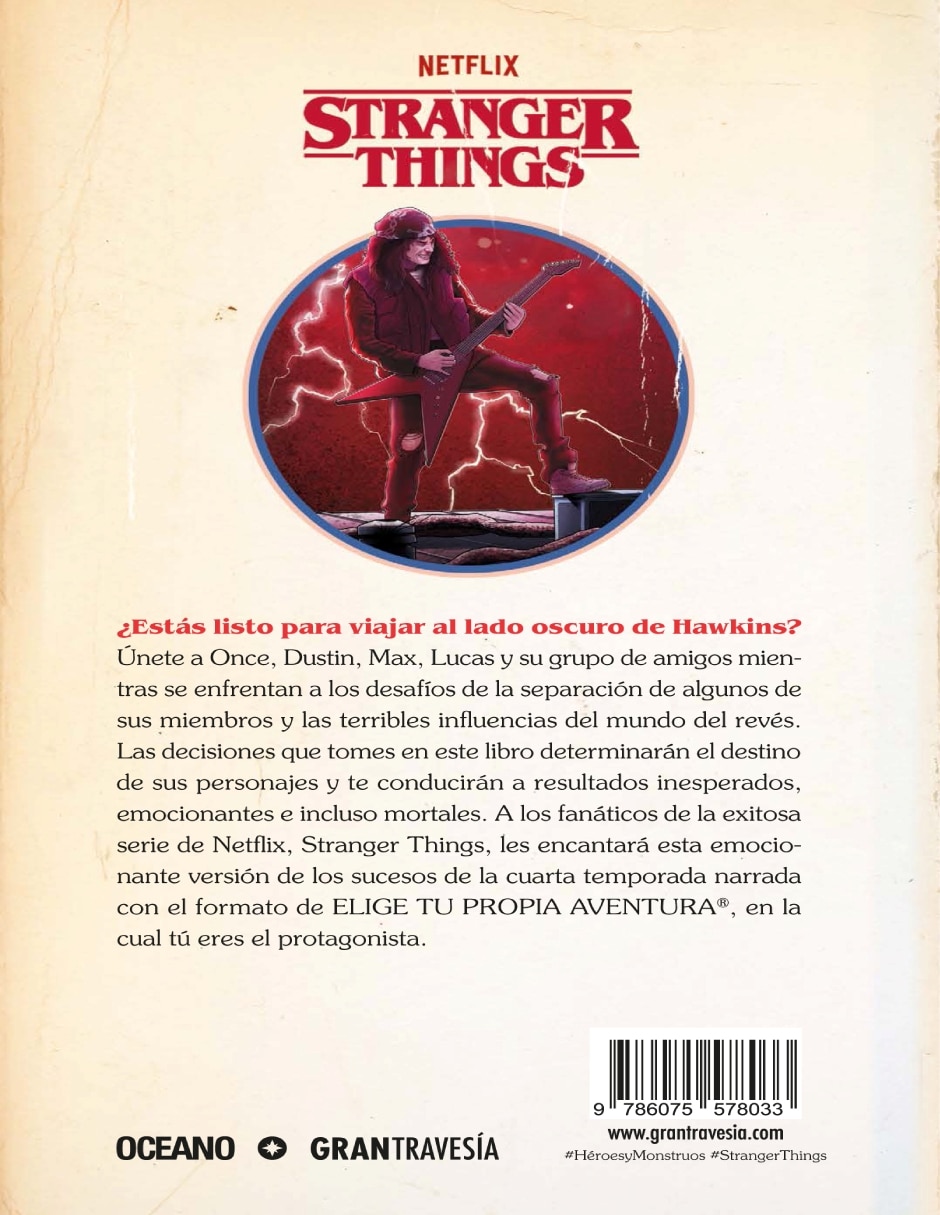 Libro Stranger Things. Héroes y Monstruos. Elige tu Propia Aventura de Rana Tahir