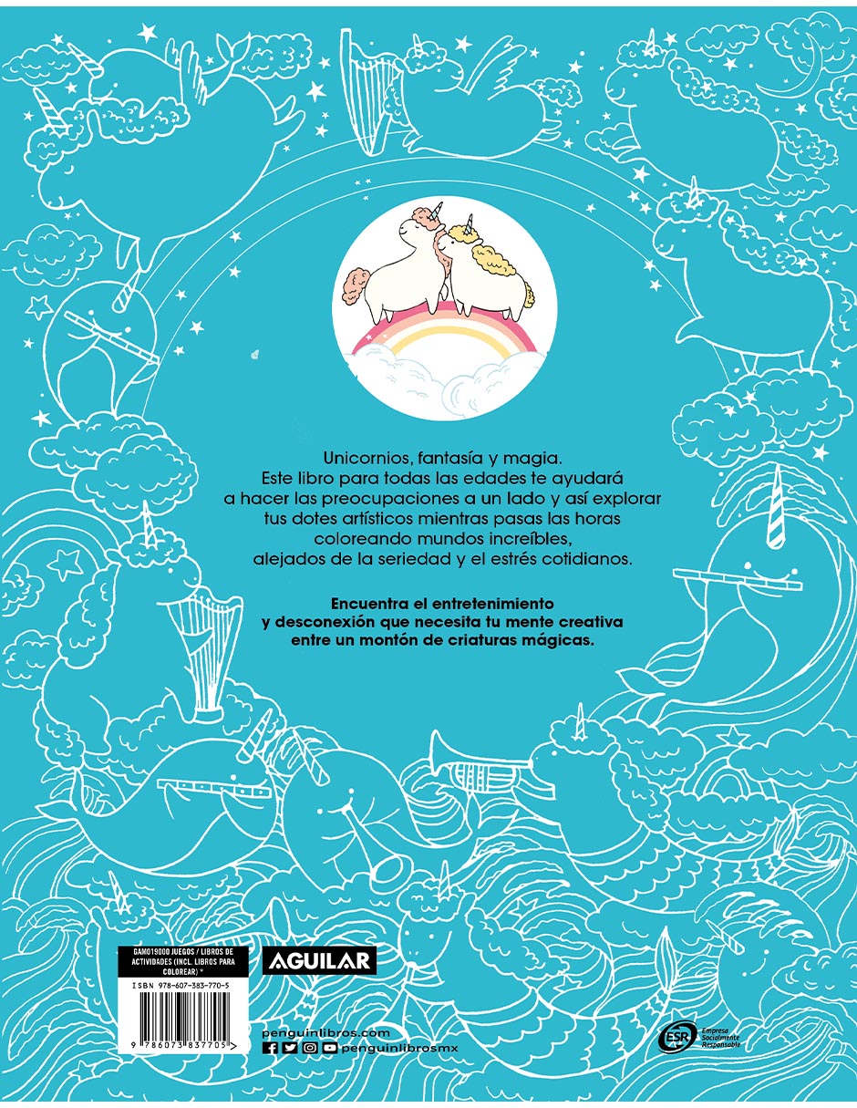 Libro Un millón de unicornios: Criaturas Mágicas para Colorear de Lulu Mayo