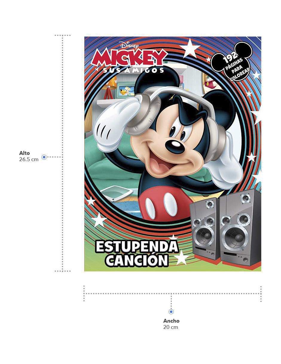 Libro para colorear Disney Mickey y sus amigos Grupo Bestway 2