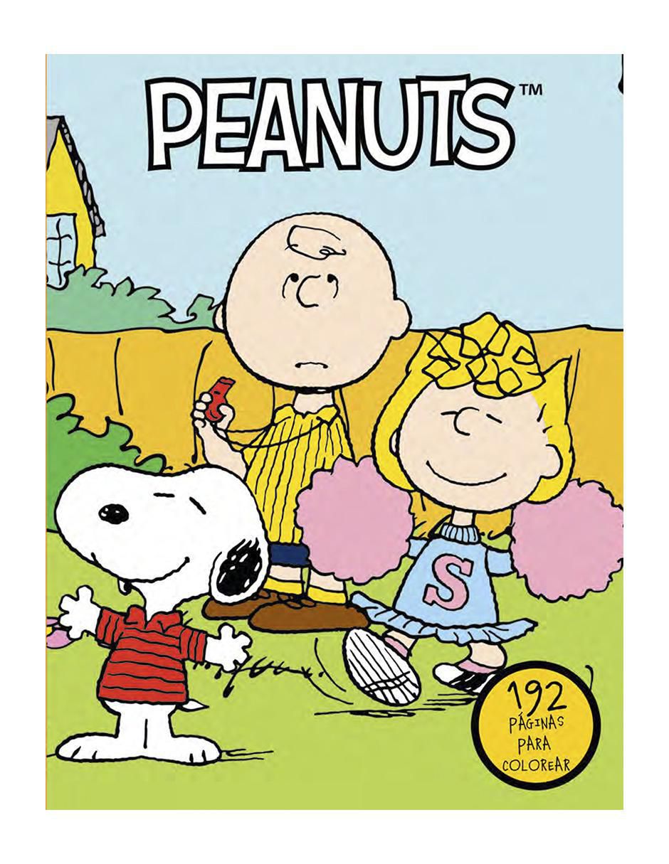 Libro para colorear Peanuts Snoopy Grupo Bestway