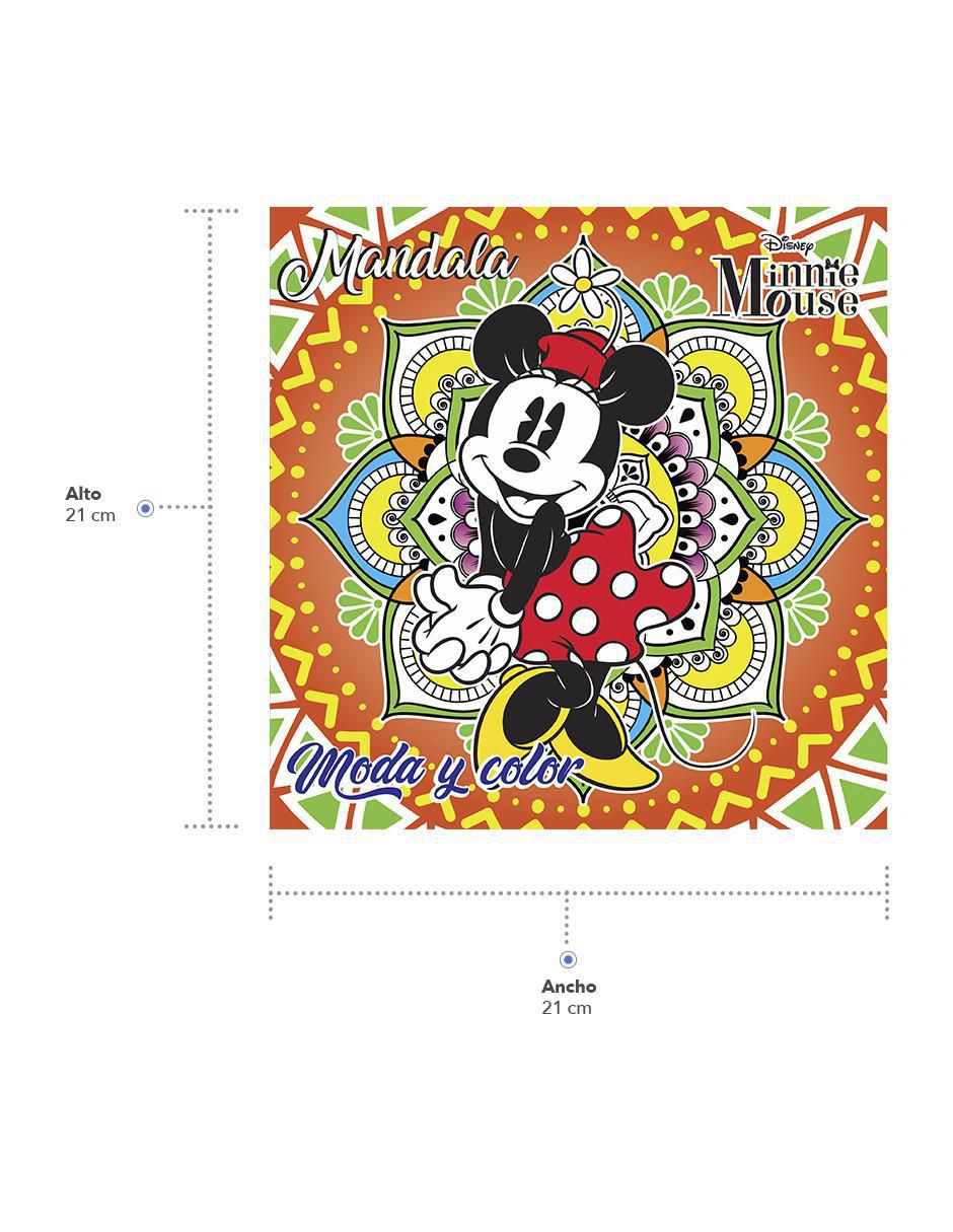 Libro Libro para Colorear Mandalas Minnie Mouse Versión 1 de 2