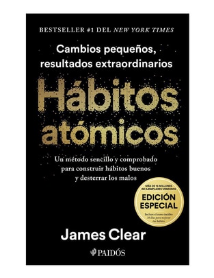Libro Hábitos atómicos. Edición especial TD de James Clear