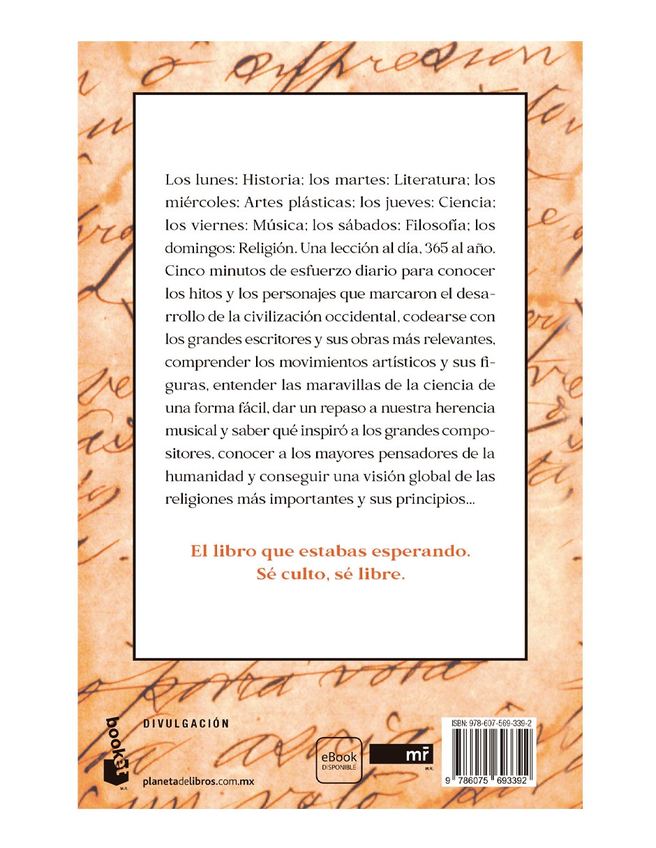 Libro 365 días para ser más culto de Noah D. Oppenheim 2