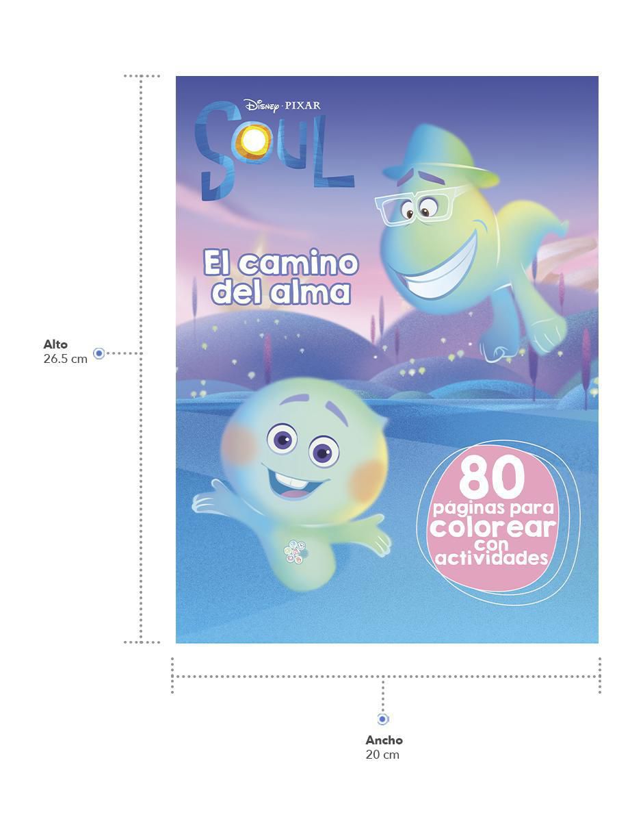 Libro para colorear Disney Pixar SOUL Versión 1 Grupo Bestway 2