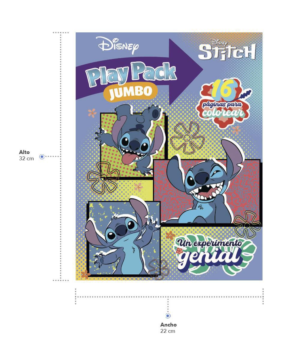 Libro para colorear con stickers y regalo Disney Stitch de