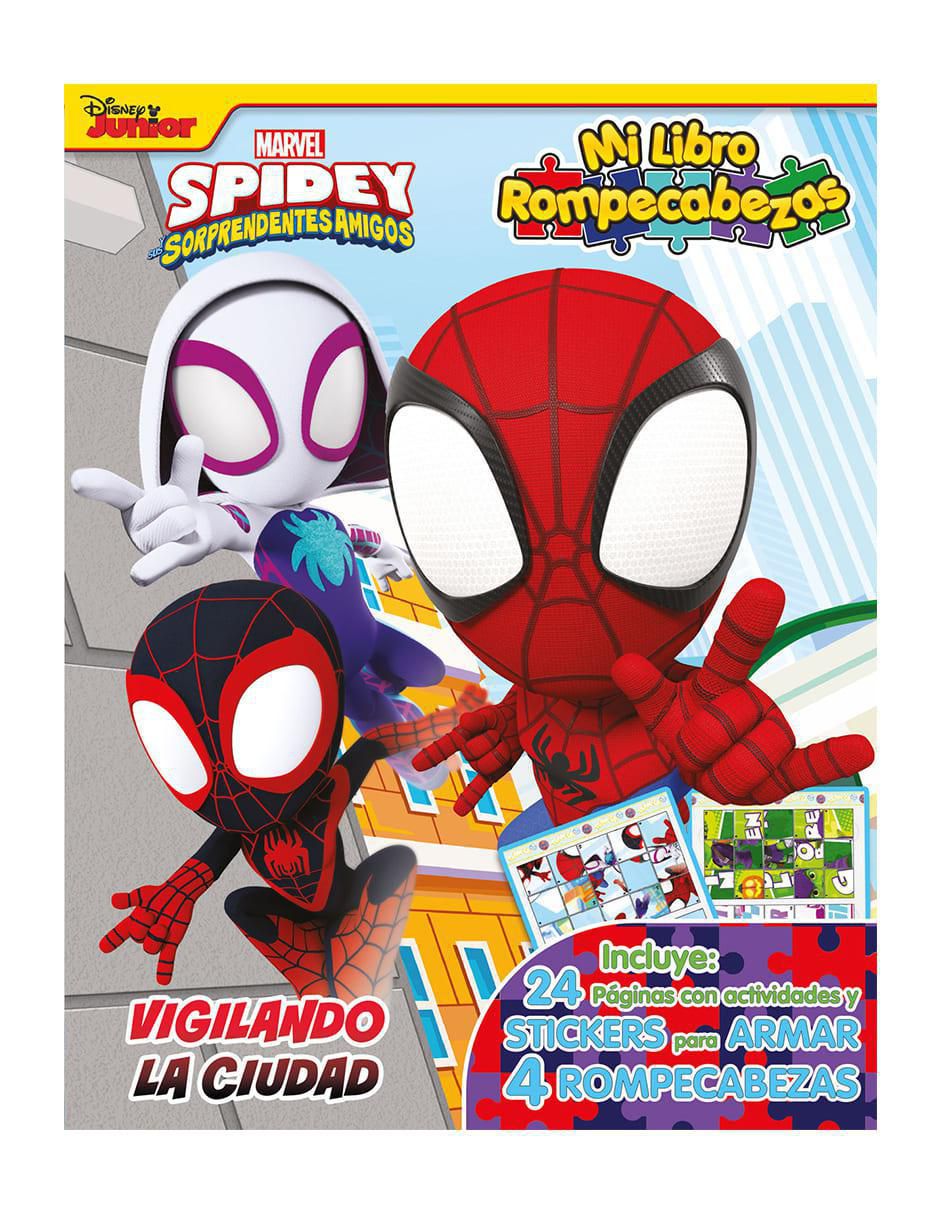 Libro de actividades con stickers y rompecabezas Marvel Spidey y Sus Sorprendentes Amigos Grupo Bestway