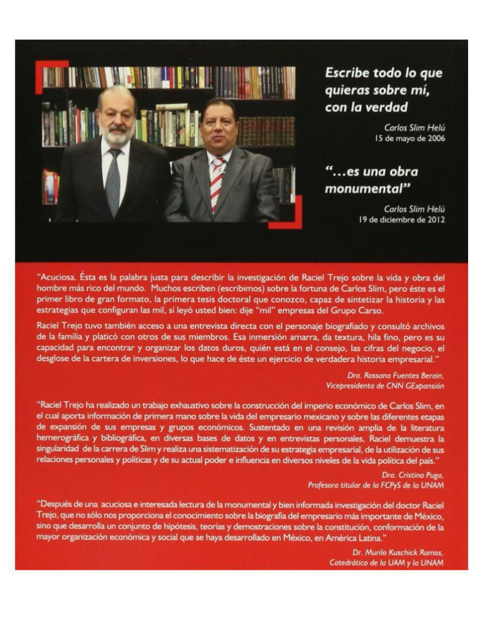 Libro Carlos Slim: Vida y Obra de Raciel Trejo 2