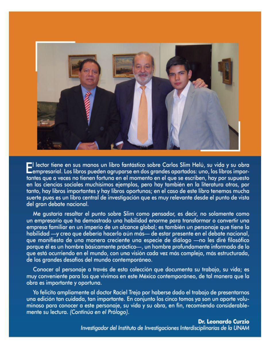 Libro Carlos Slim: Empresario Global de Raciel Trejo 2