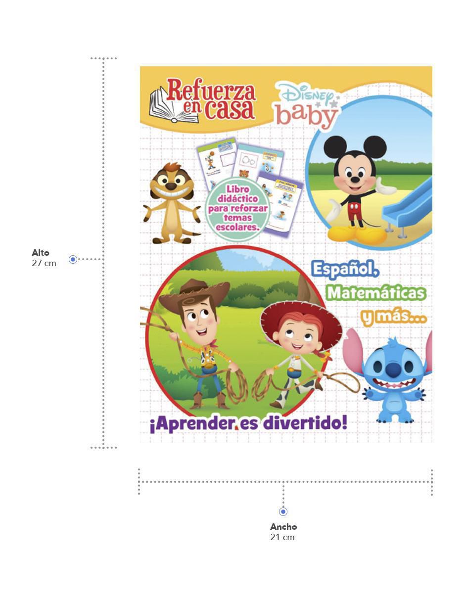 Libro Libro Infantil Didáctico con Actividades Disney Baby de 2