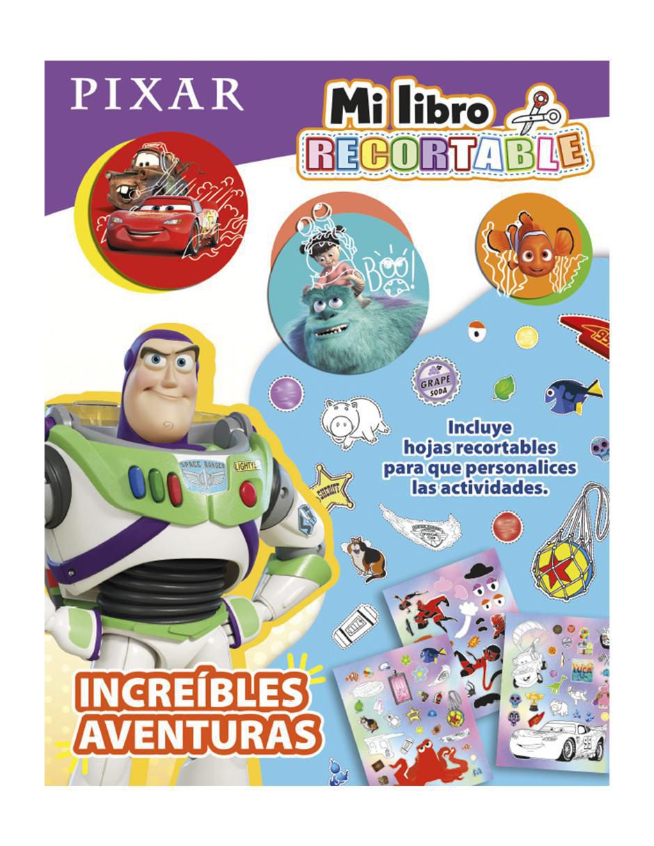 Libro Libro infantil didáctico con actividades Pixar Versión 2 de 1