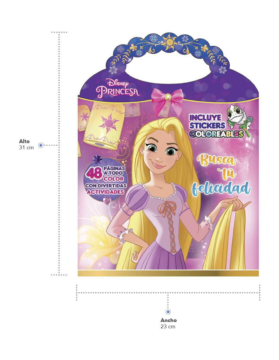 Libro Libro para Colorear Fashion Disney Princesa Rapunzel con stickers de 2