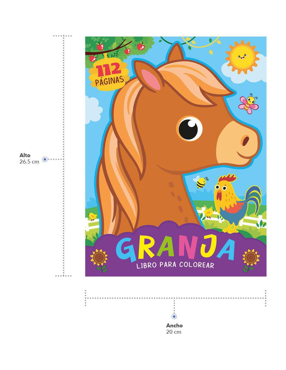 Libro Libro para Colorear Infantil Granja de 2