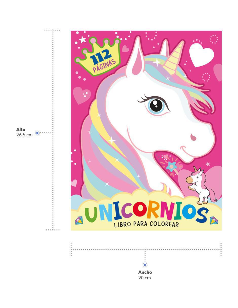 Libro para colorear infantil Unicornios de