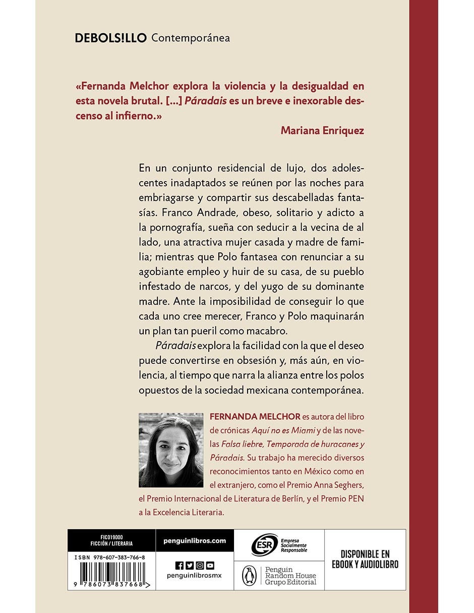 Libro Páradais de Fernanda Melchor Libro Páradais de Fernanda Melchor
