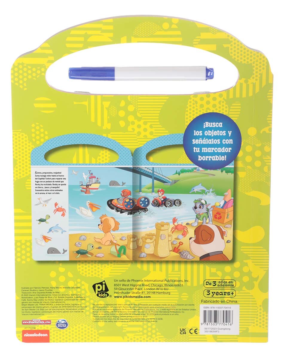 Libro Escribe y Borra Busca y Encuentra de Nickelodeon