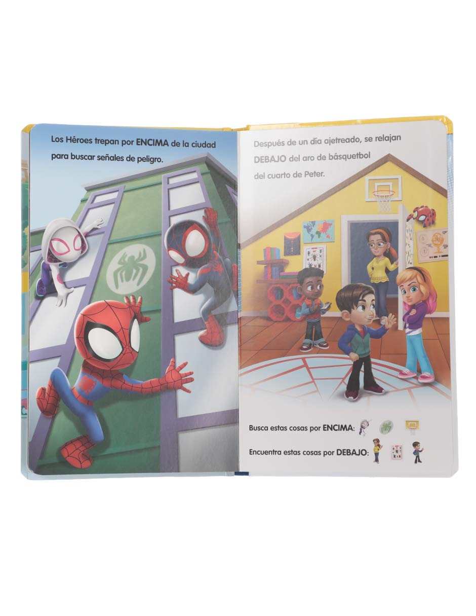Libro Marvel Spidey y sus sorprendentes amigos Arriba y abajo PI Kids 3