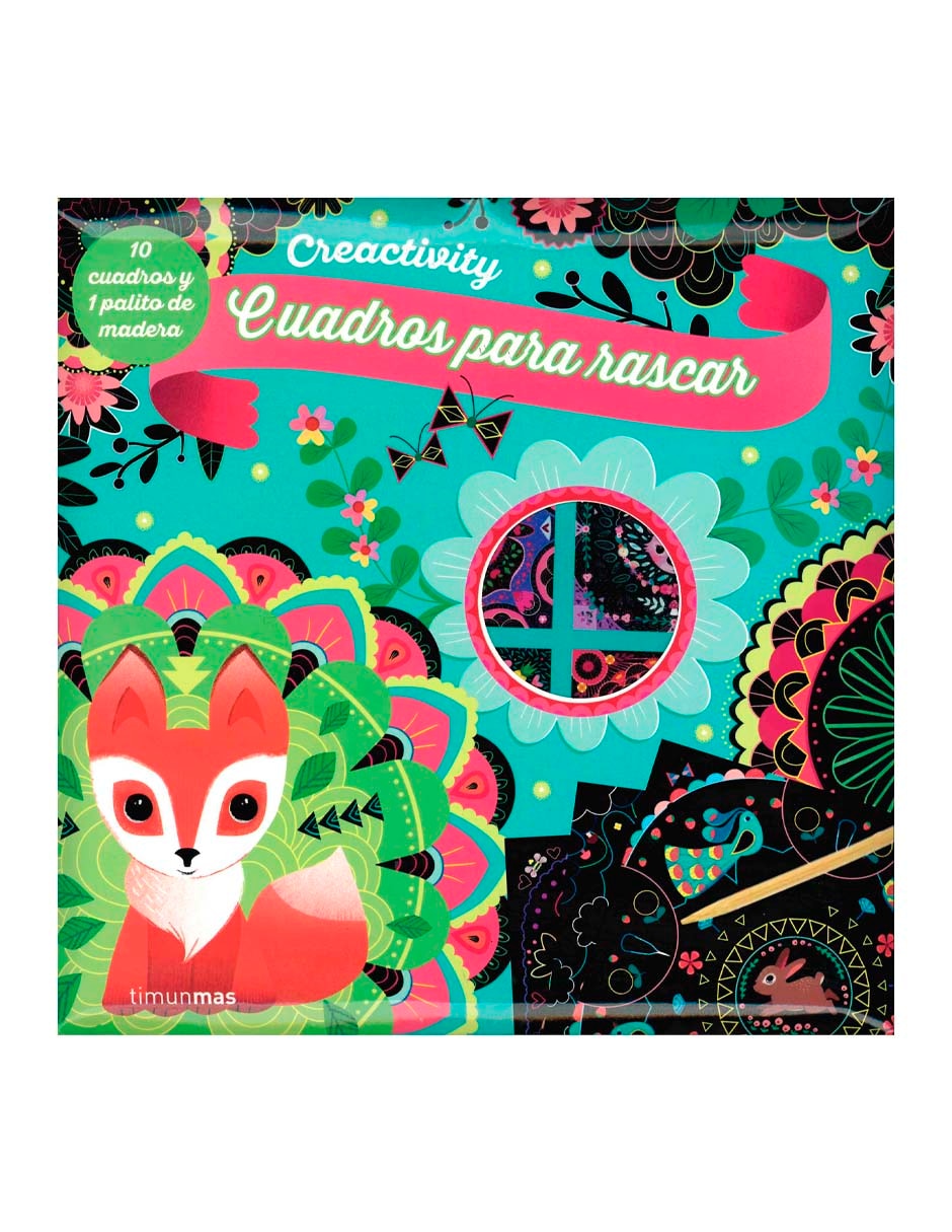 Libro Creactivity cuadros para rascar mandalas de 1