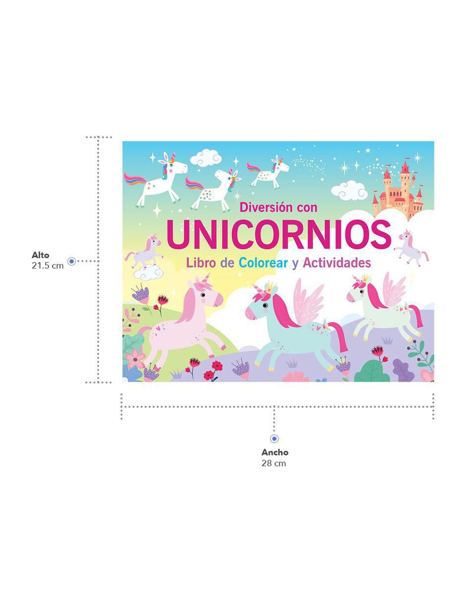 Libro de colorear y actividades: Diversión con Unicornios de
