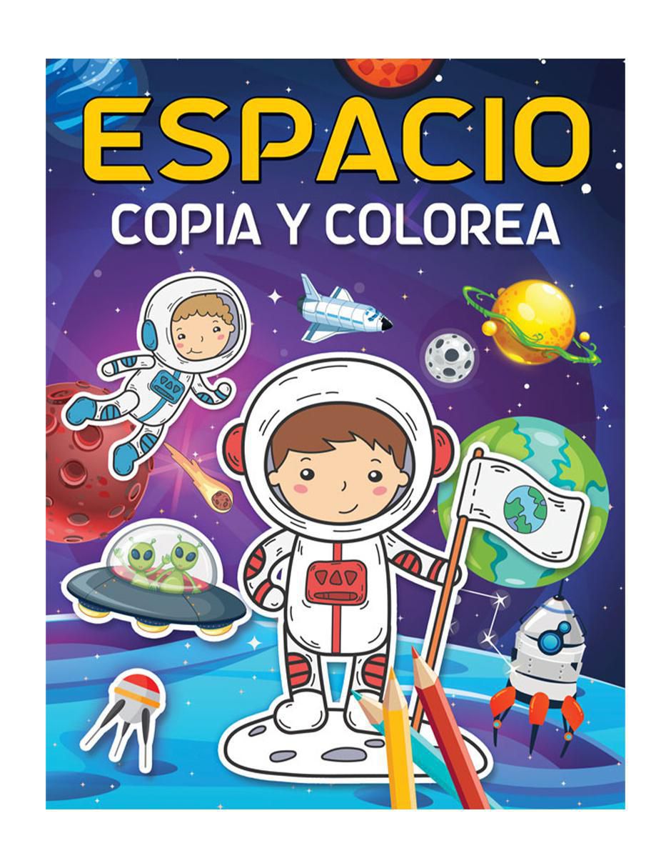 Libro para colorear: Espacio Copia y Colorea de Libro para colorear: Espacio Copia y Colorea de