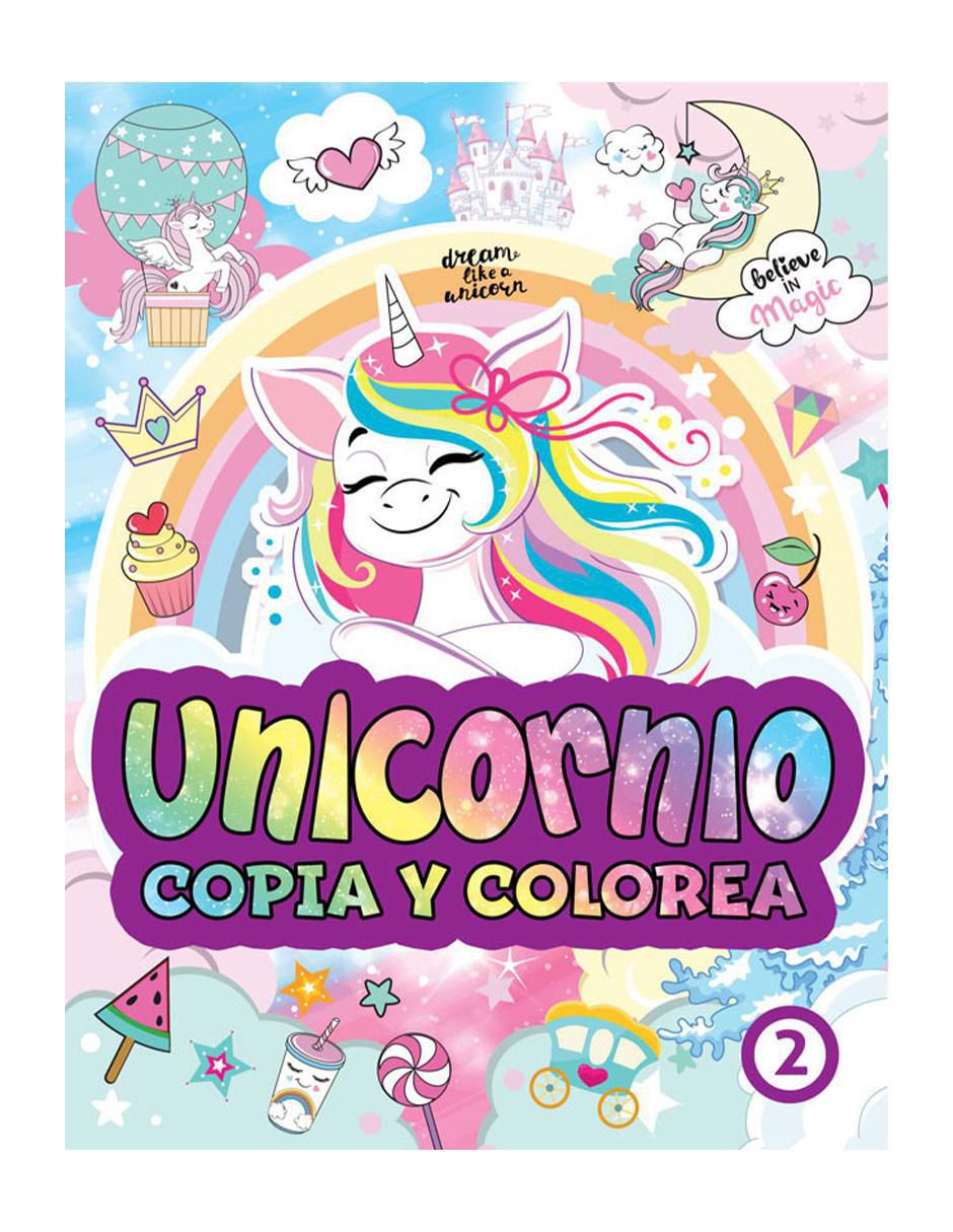 Libro para colorear: Unicornio Copia y Colorea Versión 2 de Libro para colorear: Unicornio Copia y Colorea Versión 2 de