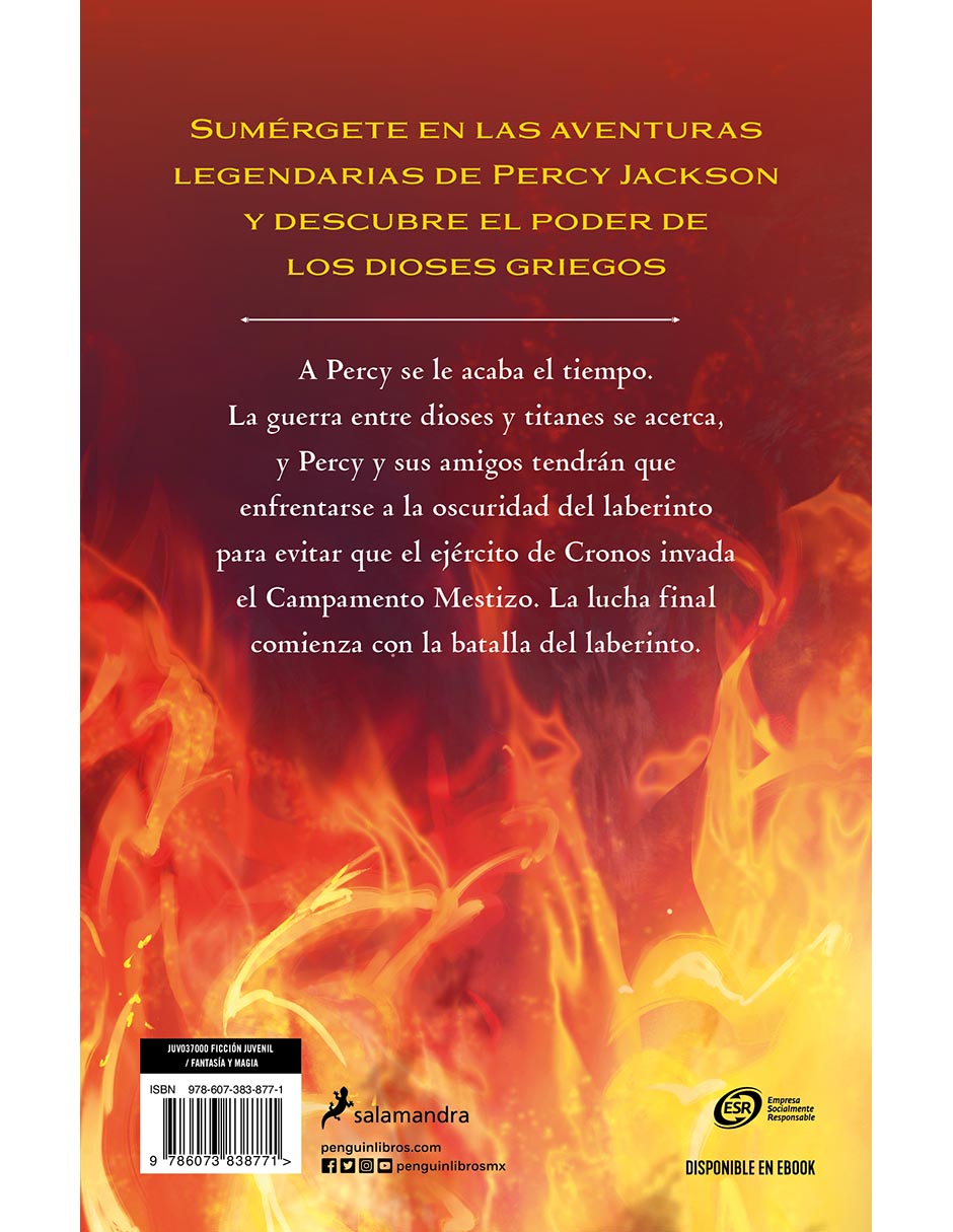 Libro La Batalla del Laberinto: Percy Jackson 4 2