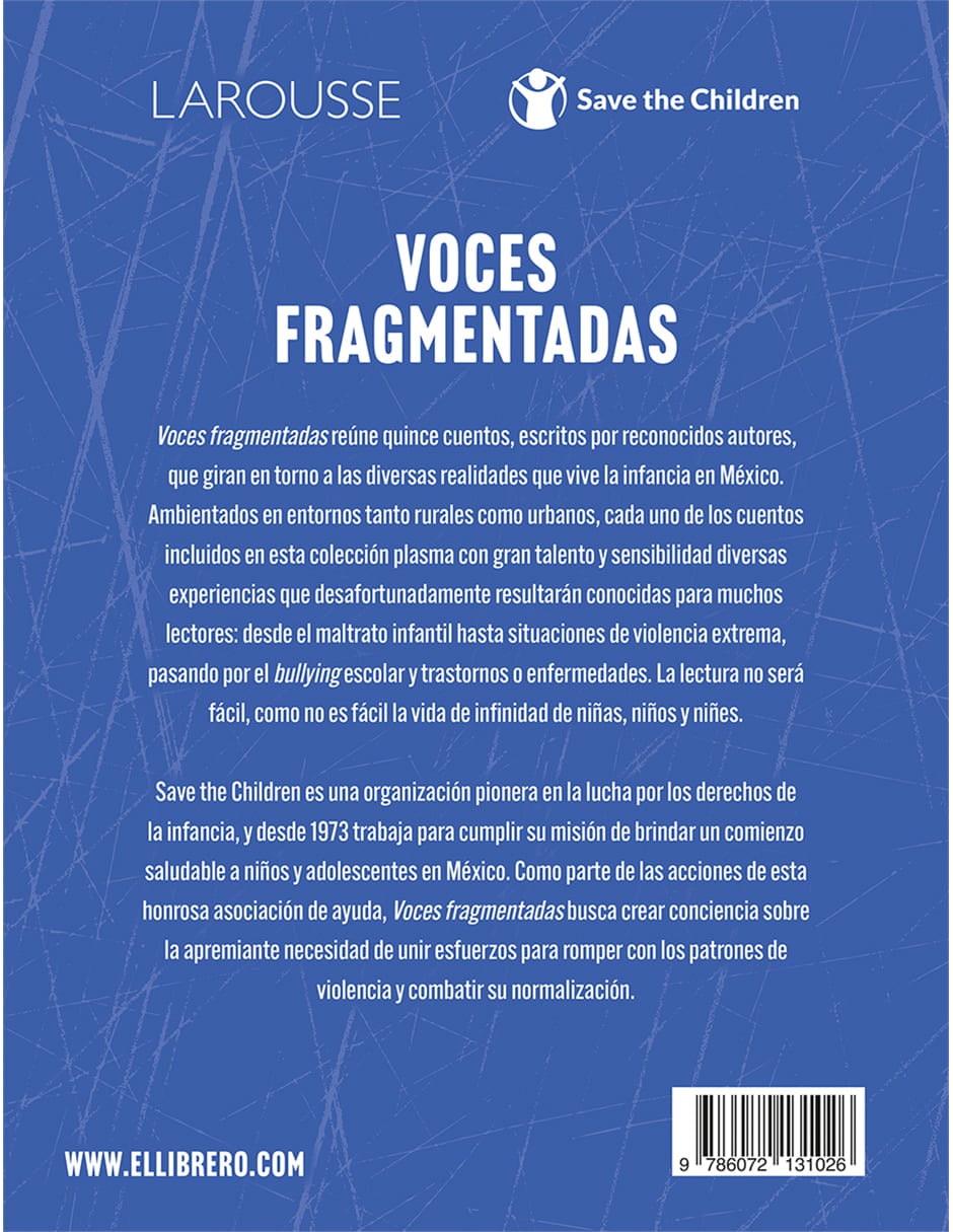 Libro Voces fragmentadas de Alberto Shimal / Alma Mancilla