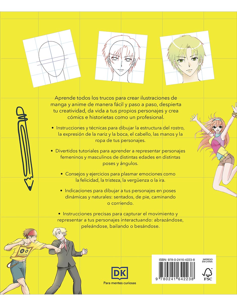 Libro Como dibujar manga paso a paso 2