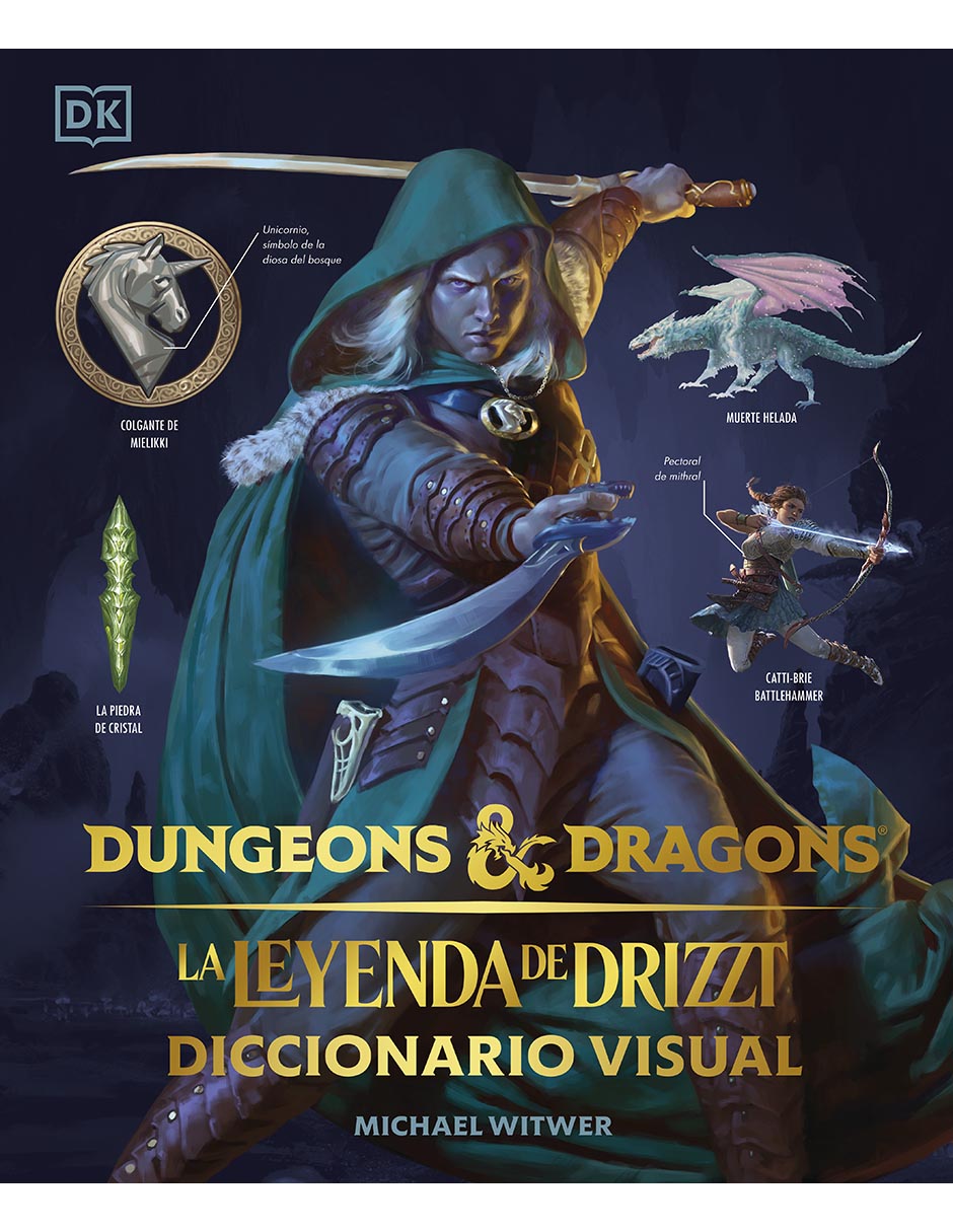 Imagen de producto Libro Dungeons & Dragons: La Leyenda de Drizzt Diccionario Visual de Michael Witwer