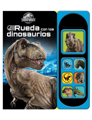 Libro Rueda con los dinosaurios de Jurassic World